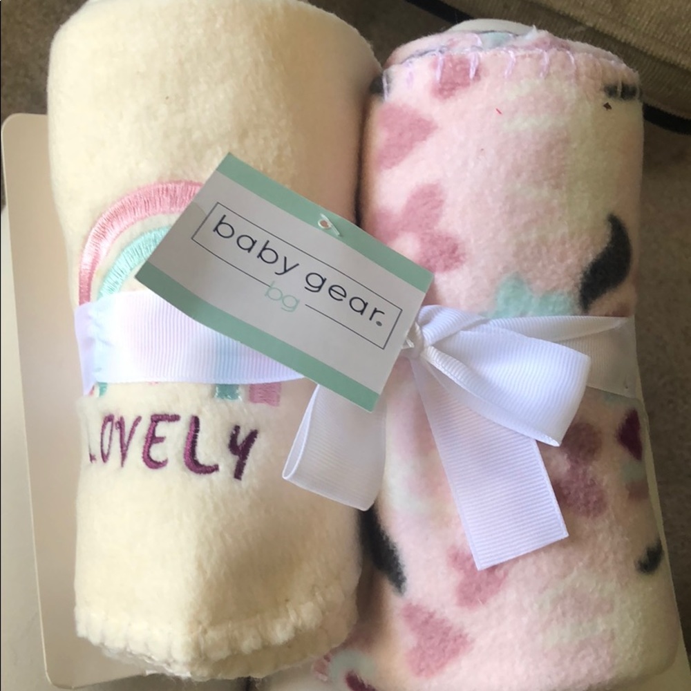 2Pack Fleece Baby Blanket